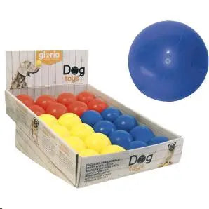 JUGUETE PERRO PELOTA MACIZA 7CM GLORIA