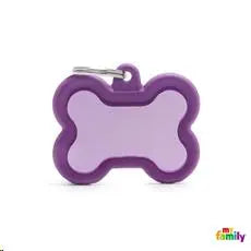 MY FAMILY HUESO ALUMINIO LILA CON GOMA HTA01PURPLE