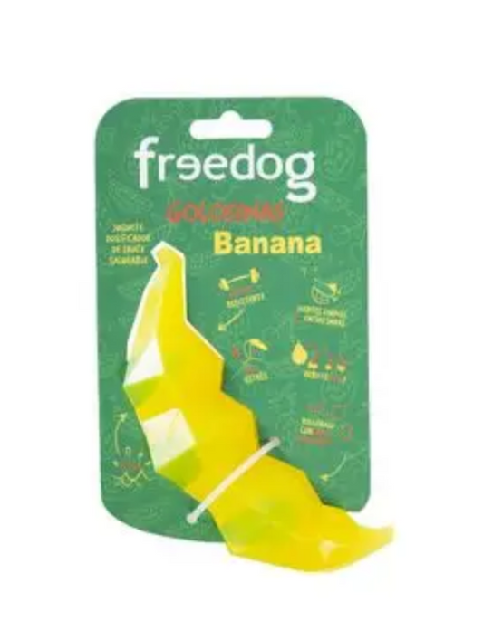 Juguete Golosina Banana 15,3cm Freedog