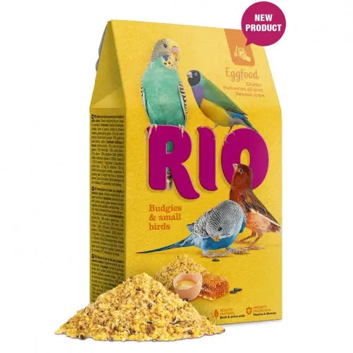 Alimento de Huevo Periquitos y Pequeñas Aves 250gr Rio