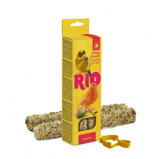Barritas con Miel y Semillas Canarios 2x40gr Rio