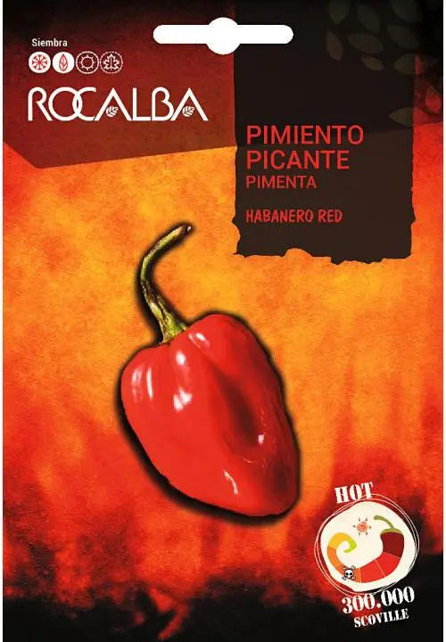 SEMILLA PIMIENTO PICANTE HABANERO RED