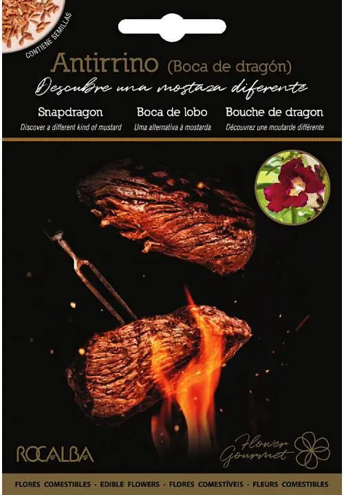 SEMILLA FLOR COMESTIBLE ANTIRRINO BOCA DE DRAGON
