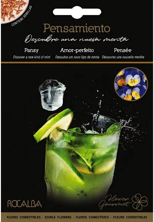 SEMILLA FLOR COMESTIBLE PENSAMIENTO  
