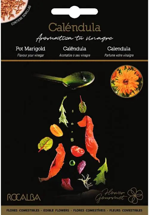 SEMILLA FLOR COMESTIBLE CALENDULA  