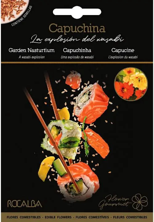 SEMILLA FLOR COMESTIBLE CAPUCHINA  