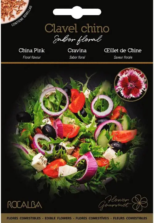 SEMILLA FLOR COMESTIBLE CLAVEL CHINO