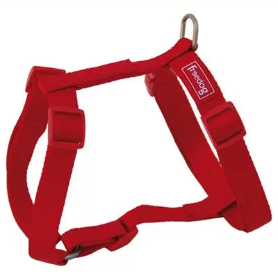 Arnés Nylon Basic ROJO 10mm Freedog