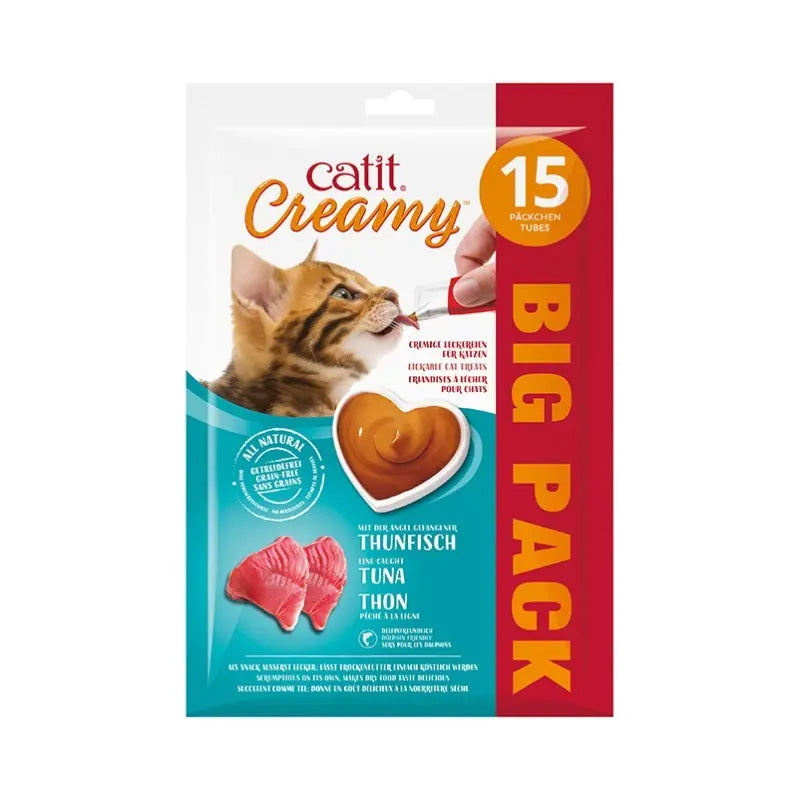 Catit Creamy Atun Pack 15x10g