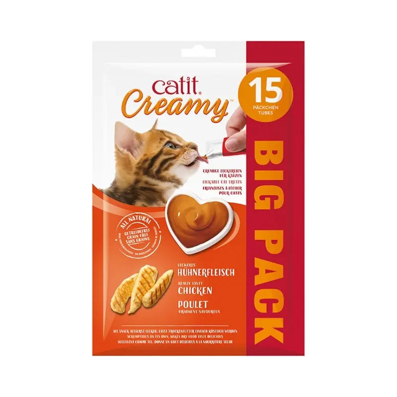 Catit Creamy Pollo Pack 15x10g