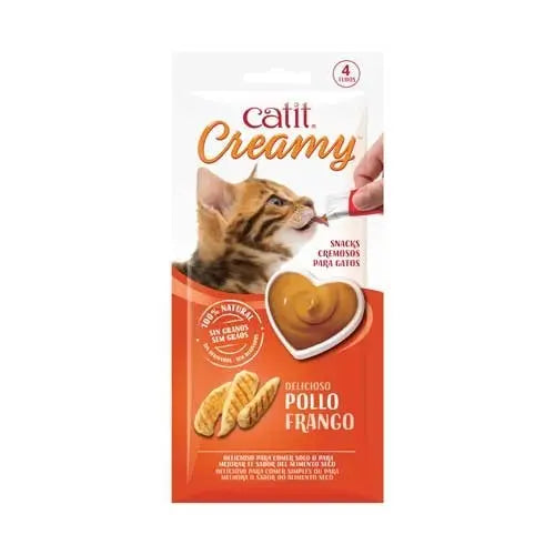 Catit Creamy Pollo 4x10g