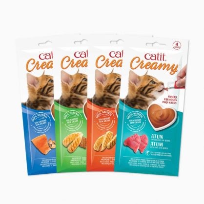 Catit Creamy Snack Liquido Multi-pack 12Pc x15g