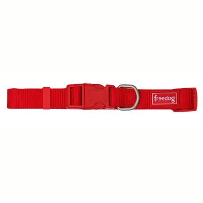 Collar Nylon Basic ROJO 10mm Freedog