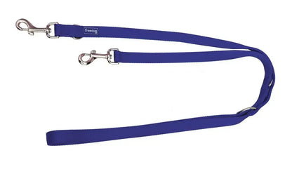 Correa Adiestramiento Nylon Azul 2x200cm Freedog