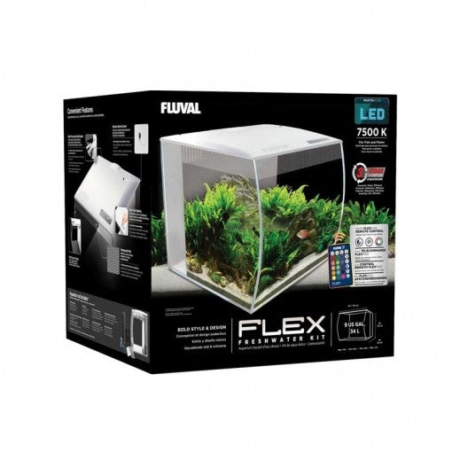 Fluval Flex Kit Acuario 34 litros Blanco