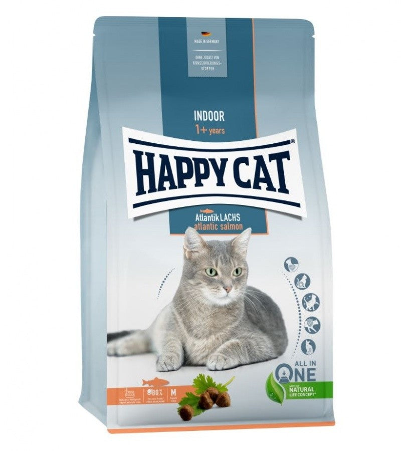 Happy Cat Indoor AtlantikLachs 1,3 kg (Salmón)