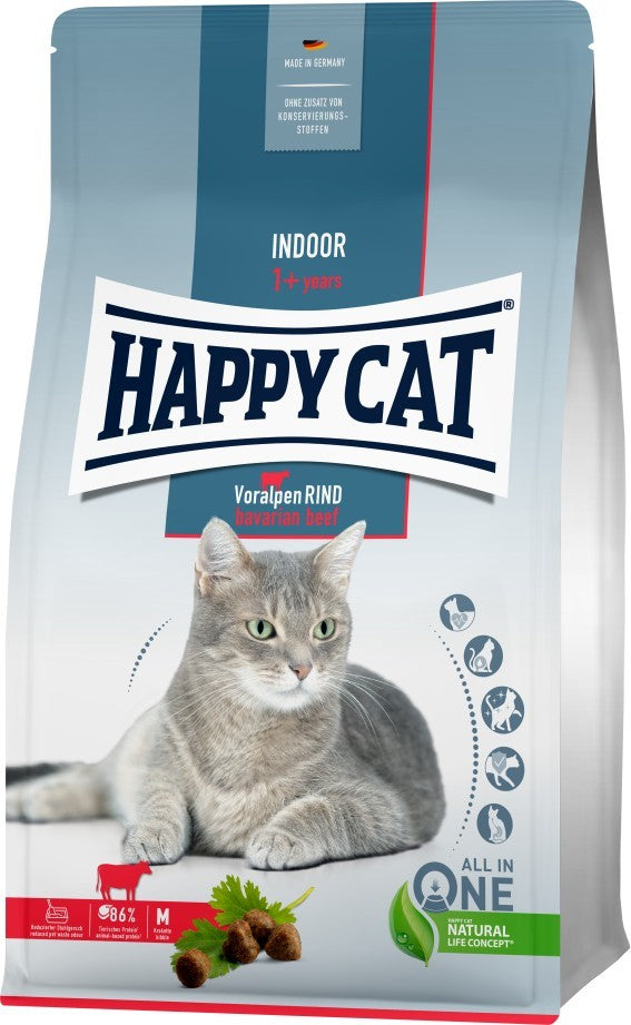 Happy Cat Indoor VoralpenRind 4 kg (Ternera)