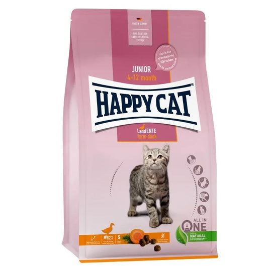 Happy Cat Junior LandEnte Grain Free 4 kg (Pato)