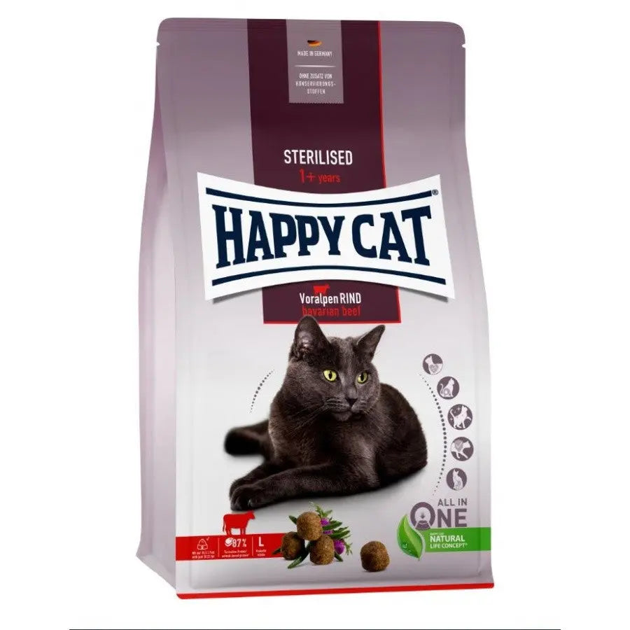 Happy Cat Sterilised VoralpenRind 300g (Ternera)
