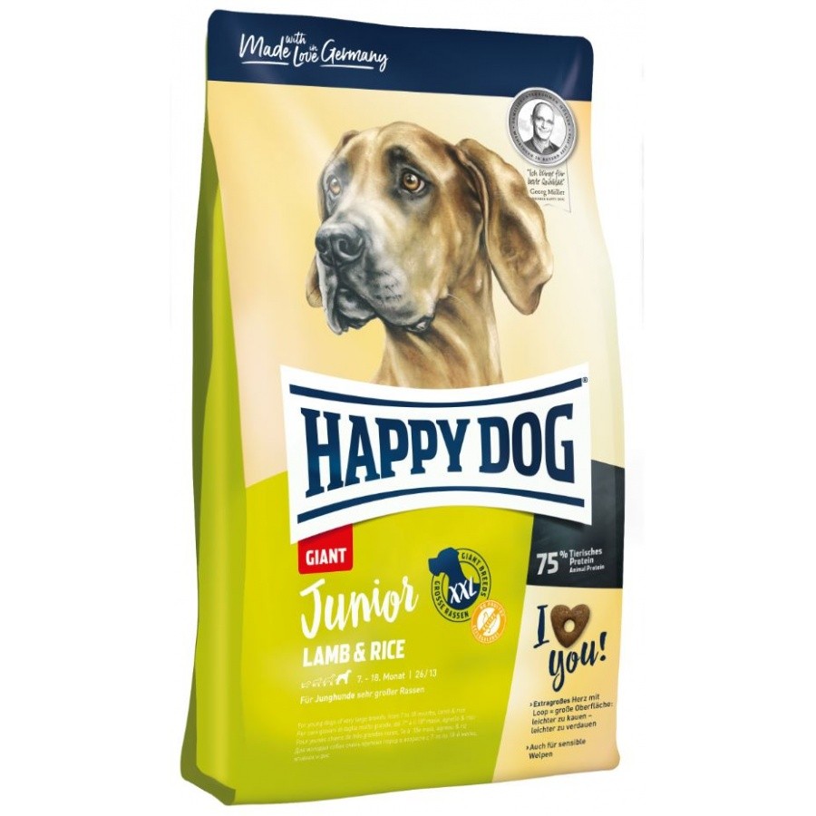 Happy Dog Young Junior Giant Lamb & Rice  15kg