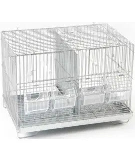 JAULA CRIA BLANCA MONDEJAR 43 C/SEPARADOR (43X26X29)