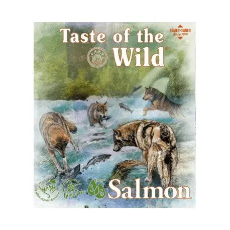 TASTE OF THE WILD DOG SALMON & HERRING TARRINA 390GR HUMEDO