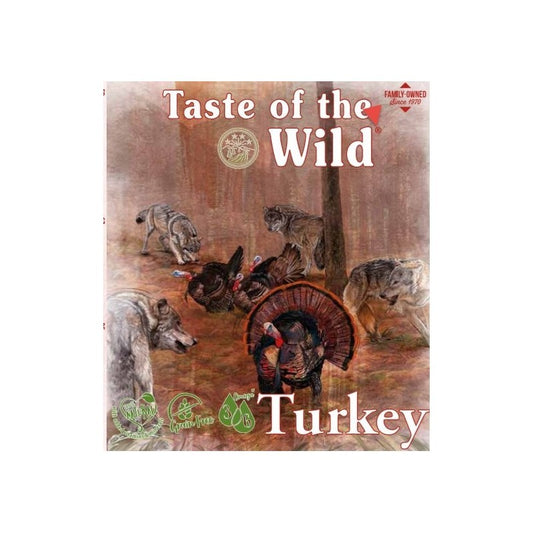 TASTE OF THE WILD DOG TURKEY & DUCK TARRINA 390GR HUMEDO
