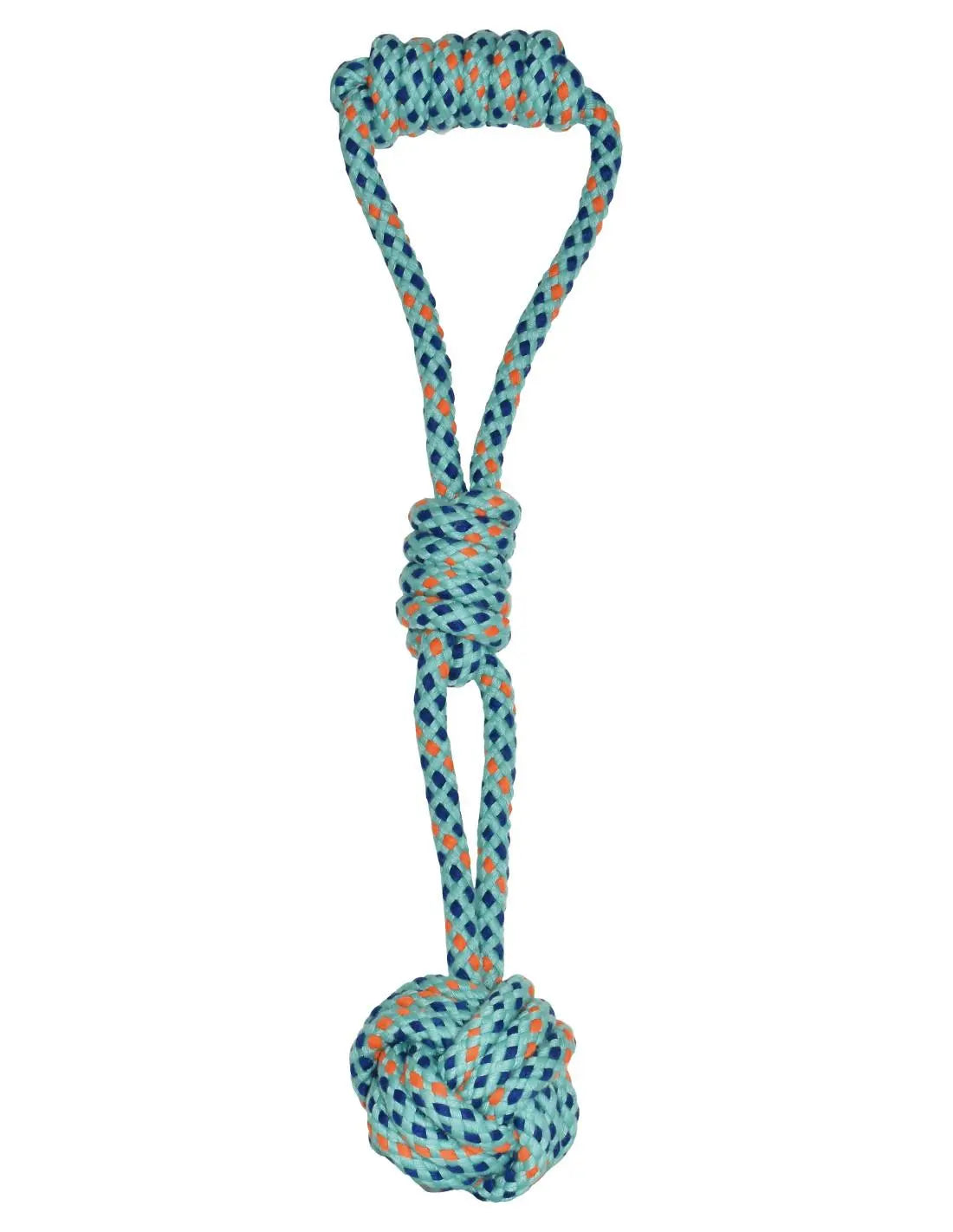 JUGUETE PERRO CUERDA DENTAL DOTTY TIRADOR CON PELOTA 36CM