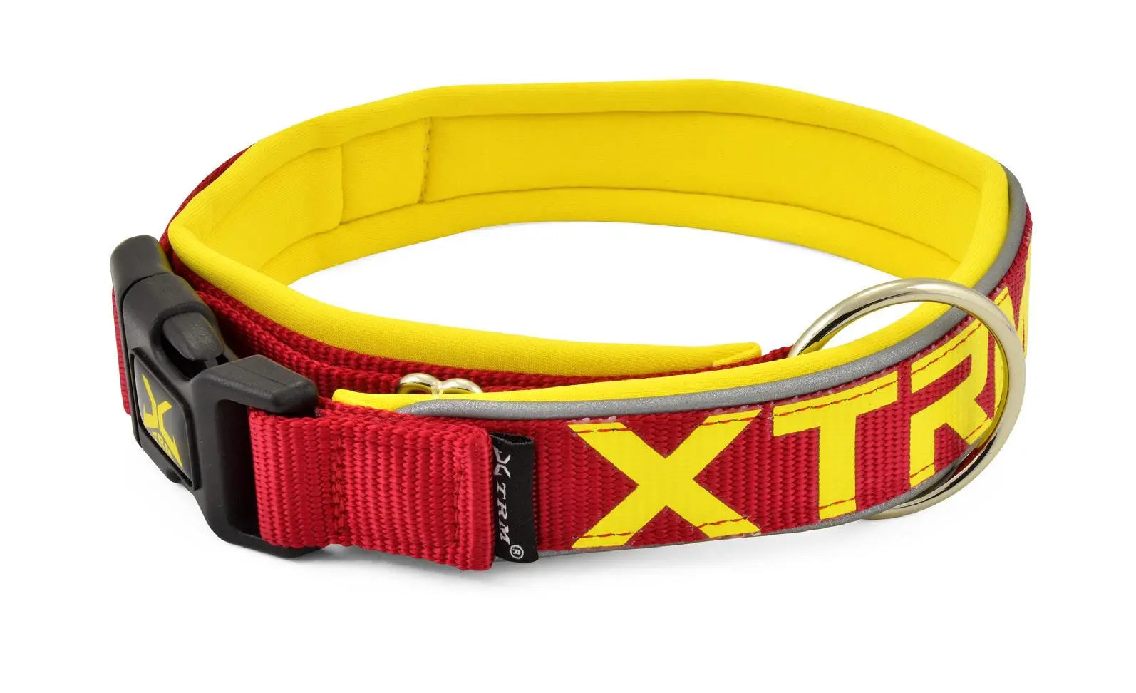 COLLAR X-TRM NEON FLASH ROJO 15mm x 28-35cm