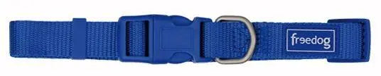 Collar Nylon Basic AZUL 10mm Freedog