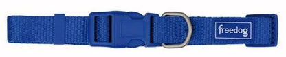 Collar Nylon Basic AZUL 15mm Freedog