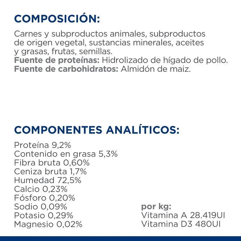 HILL'S FELINE Z/D 156 GRS ULTRA (hipersensibilidad alimentaria)