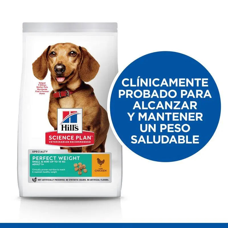 HILL'S SP CANINE PERFECT WEIGHT SMALL & MINIATURE ADULT POLLO 1.5KG