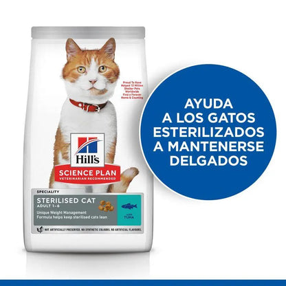 HILL'S SP FELINE YOUNG ADULT STERILIZED ATUN 10KG