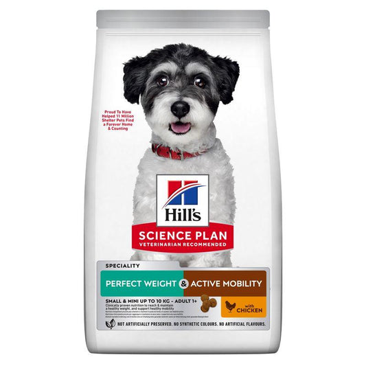 Hill's SP Canine Adult Perfect Weight & Active Mobility Small & Mini Pollo 1.5kg
