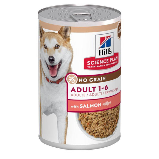 Hill's SP Canine Adult No Grain Salmón 363g lata