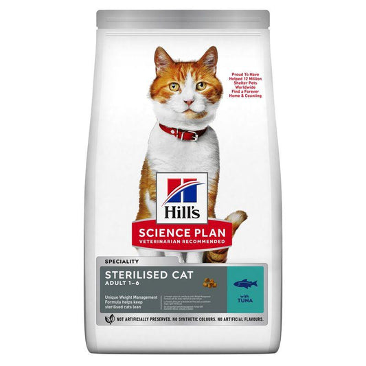 Hill's Feline Young Adult Sterilised Cat Atún 7kg