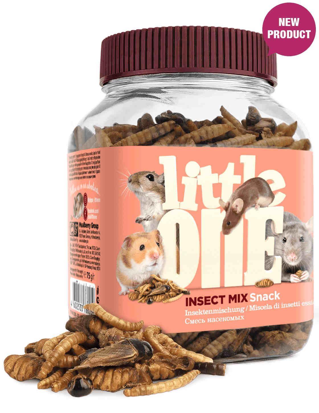LITTLE ONE SNACK MIX INSECTOS 75GR BOTE