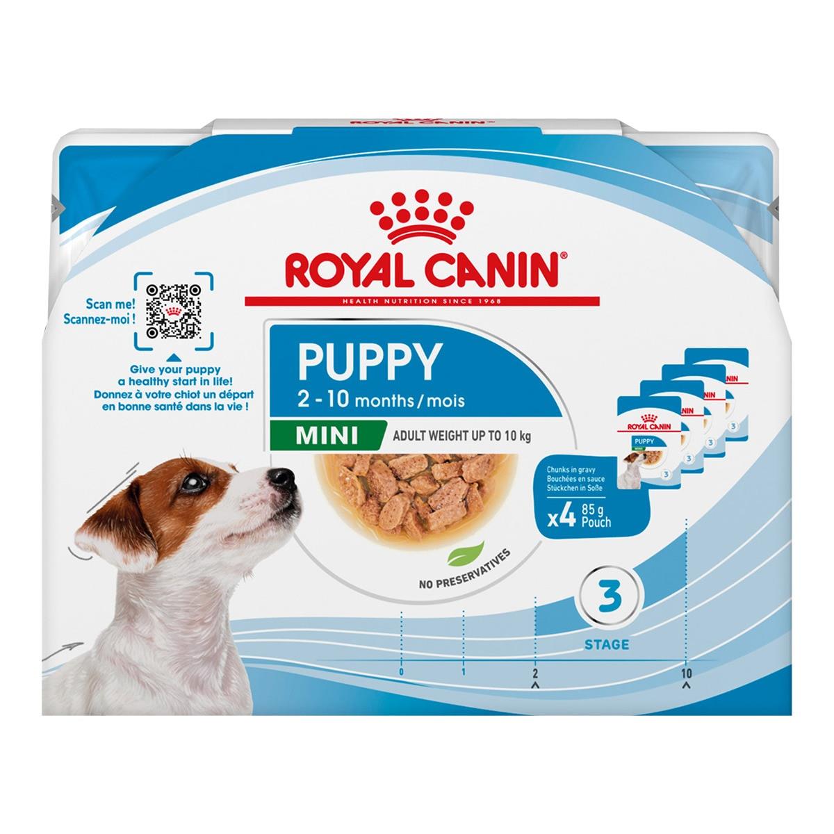 ROYAL CANIN MINI PUPPY 85GR PACK-4 HUMEDO