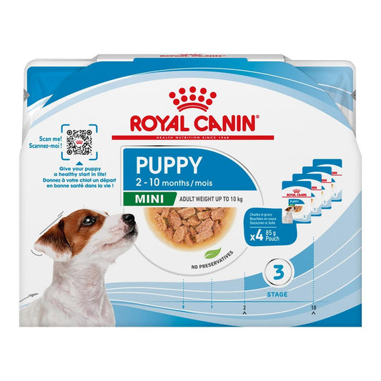 ROYAL CANIN MINI PUPPY 85GR PACK-4 HUMEDO