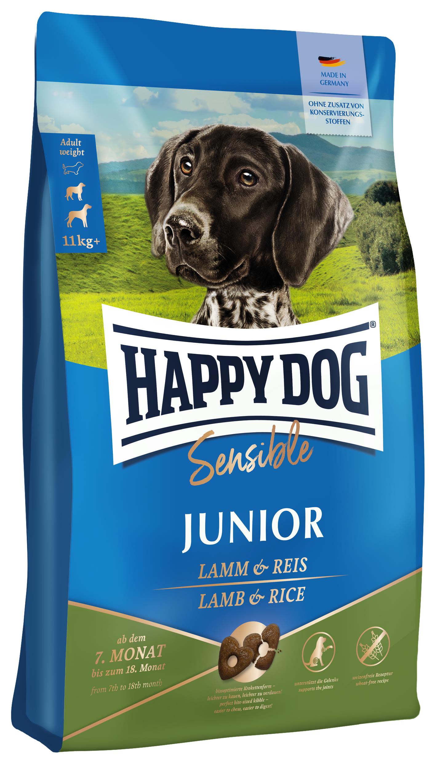 Happy Dog Sensible Young Junior Lamm & Reis