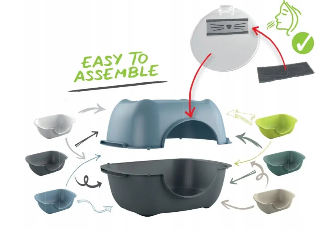 Bandeja Sanitaria Gatos Bella Cat 56X19X39,5 cm al mejor precio -Todoanimal.es